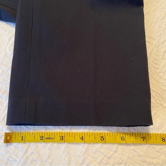 Brooks Brothers Navy Cotton Blend Straight Leg Pants - 14 - Picture 10 of 12